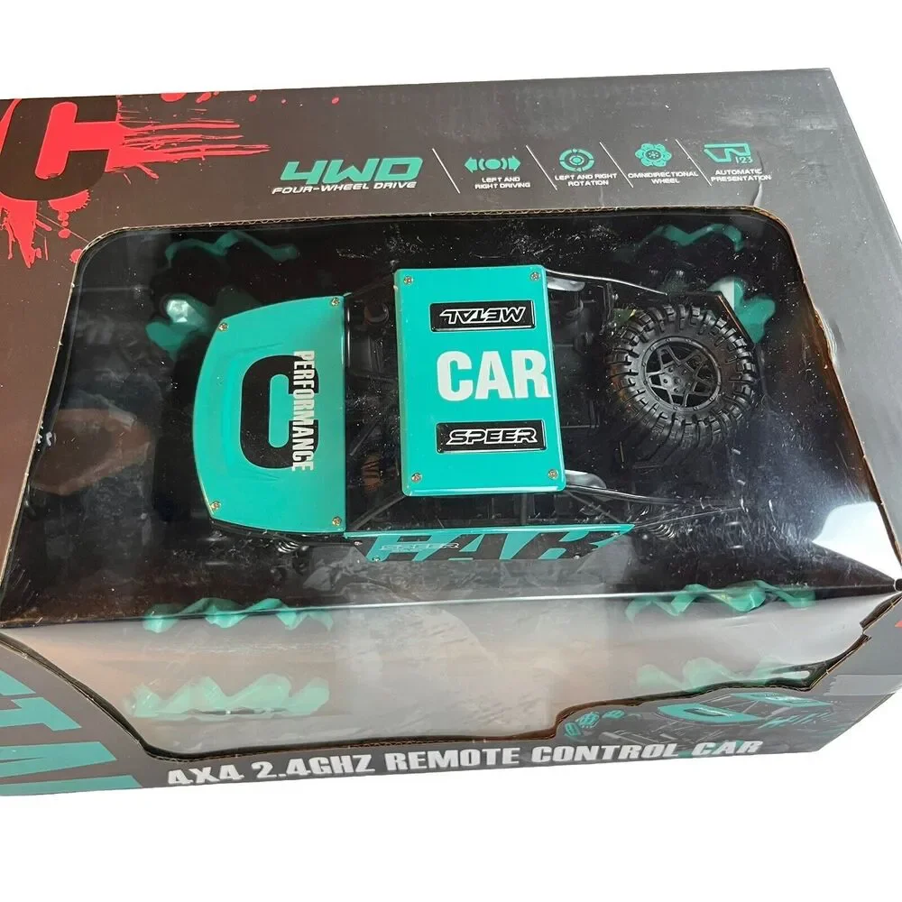 Blue‎ Metal Remote Control 4x4 2.4GHZ Racing Car Model # PC03A Monster Truck